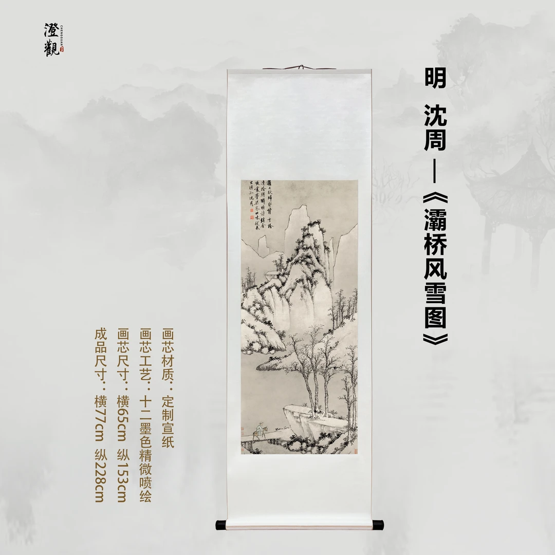 Wind and Snow at Ba Bridge