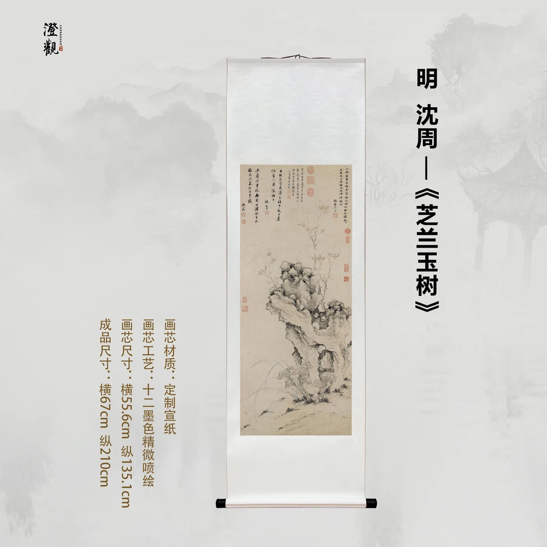 Iris, Orchid and Jade Tree