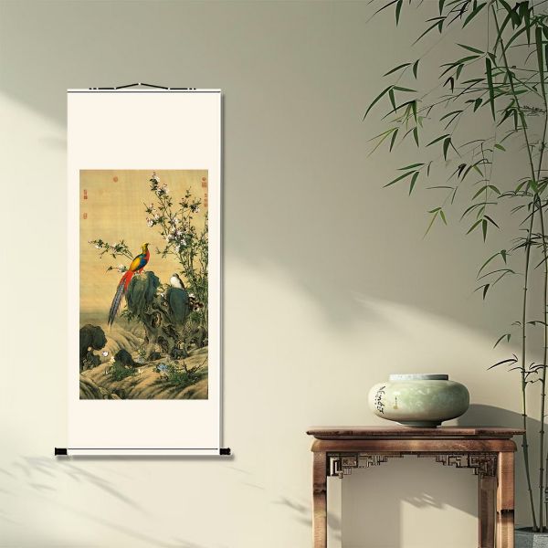 Golden Pheasants in Spring