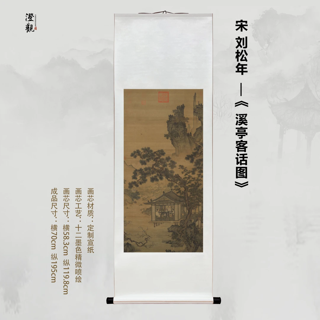 Conversation in a Pavilion by a Stream